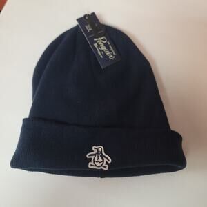 Penquin NEW Beanie Hat Knit Hat Winter Fall Unisex One Size Fits Ribbed Folding
